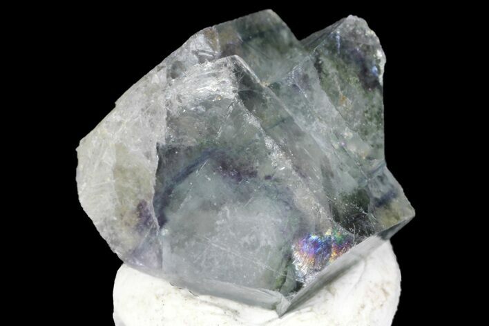 Cubic Purple-Green Fluorite Crystal - China #166174